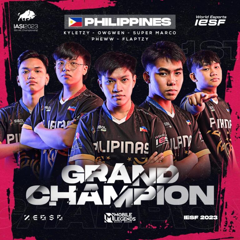 The Philippines Reigns Supreme at the IESF World Esports Championship 2023 Mobile Legends: Bang Bang